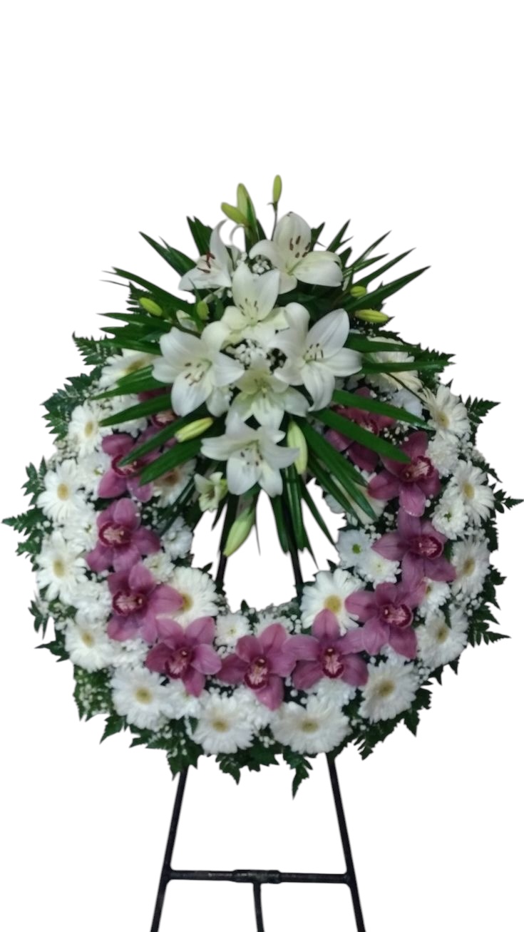 Στεφάνι με Κρίνα